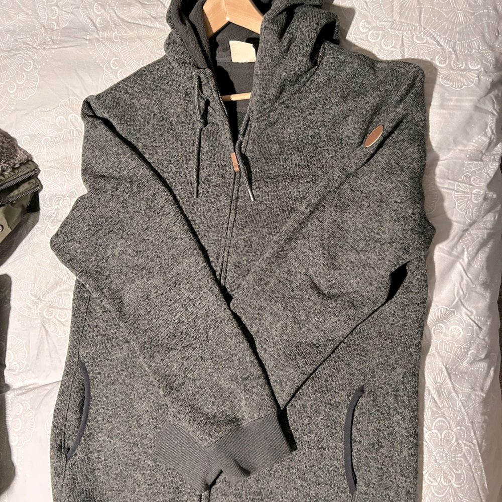 Quiksilver sweater zip up hoodie XL